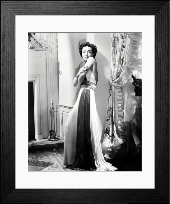 Framed Print : SUSAN AND GOD, Joan Crawford, in a gown by Adrian, 1940 Framed Print : SUSAN AND GOD, Joan Crawford, in a gown by Adrian, 1940