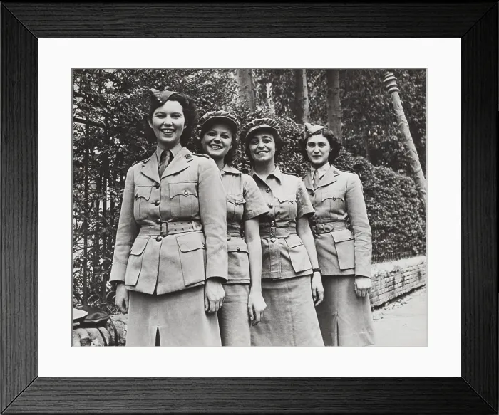 Framed Print : Uniformed women of the British military services during World War 2 Framed Print : Uniformed women of the British military services during World War 2