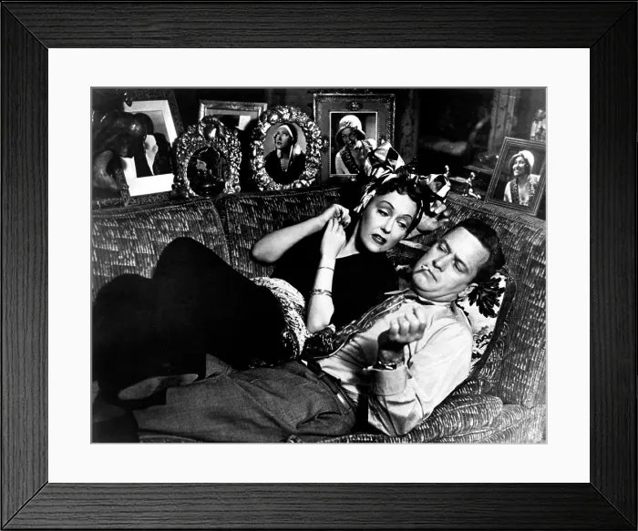 Framed Print : SUNSET BOULEVARD, Gloria Swanson, William Holden, 1950