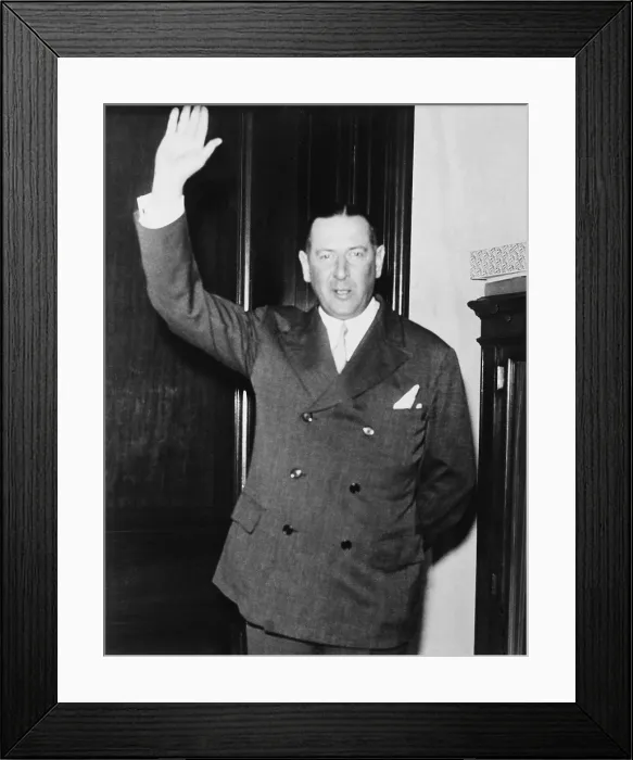 Framed Print : Richard Whitney (1888-1974), president of the New York Stock Exchange from 1930-35