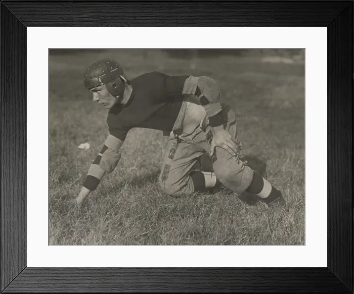 Framed Print : Eastern High School football player in Washington, D.C. ca. 1920-1925. (BSLOC_2015_17_128) Framed Print : Eastern High School football player in Washington, D.C. ca. 1920-1925. (BSLOC_2015_17_128)