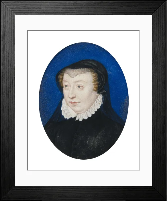 Framed Print : CLOUET, Franois (1505-1573). Catherine de Medicis. 1533-1589. Miniature. Renaissance art. Painting. AUSTRIA. Vienna. Kunsthistorisches Museum Vienna (Museum of Art History) Framed Print : CLOUET, Franois (1505-1573). Catherine de Medicis. 1533-1589. Miniature. Renaissance art. Painting. AUSTRIA. Vienna. Kunsthistorisches Museum Vienna (Museum of Art History)