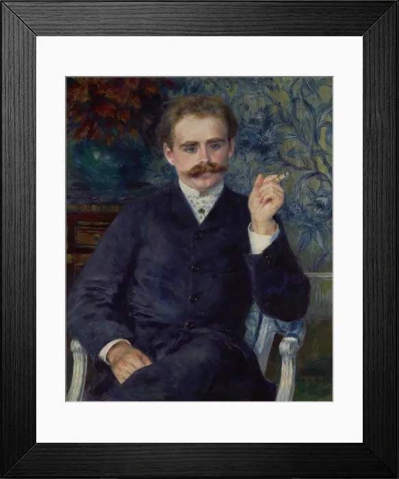 Framed Print : Albert Cahen d'Anvers, by Auguste Renoir, 1881, French impressionist painting, oil on canvas