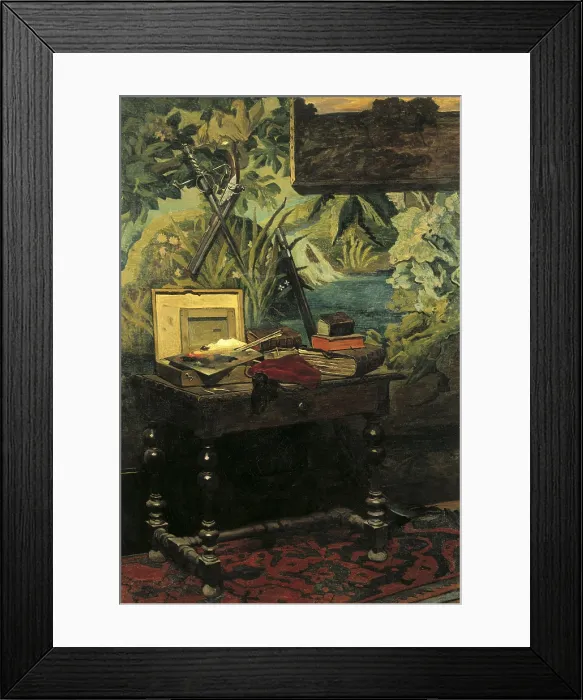 Framed Print : MONET, Claude (1840-1926). Studio Corner. 1861. Impressionism. Oil on canvas. FRANCE. Paris. Musee d'Orsay (Orsay Museum) Framed Print : MONET, Claude (1840-1926). Studio Corner. 1861. Impressionism. Oil on canvas. FRANCE. Paris. Musee d'Orsay (Orsay Museum)