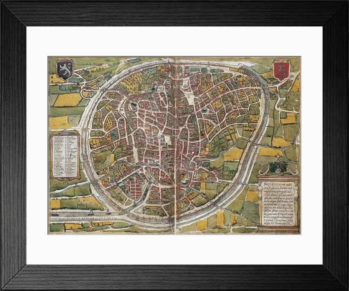 Framed Print : ORTELIUS, Abraham (1527-1598); BRAUN, George (1541-1622); HOGENBERG, Franz (1535-1590). Civitatis Orbis Terrarum (Theatrum orbis terrarum). 1572-1617. Brussels (1572). Volume I Framed Print : ORTELIUS, Abraham (1527-1598); BRAUN, George (1541-1622); HOGENBERG, Franz (1535-1590). Civitatis Orbis Terrarum (Theatrum orbis terrarum). 1572-1617. Brussels (1572). Volume I