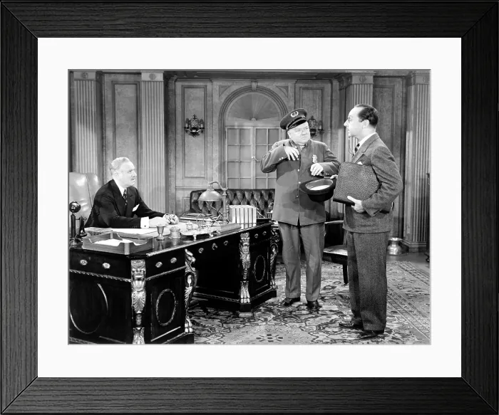 Framed Print : THE BANK DICK, from left: Pierre Watkin, W C Fields, Franklin Pangborn, 1940 Framed Print : THE BANK DICK, from left: Pierre Watkin, W C Fields, Franklin Pangborn, 1940