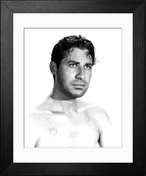 Framed Print : LIFEBOAT, John Hodiak, 1944. 20th Century Fox, TM & Copyright / courtesy Everett Collection