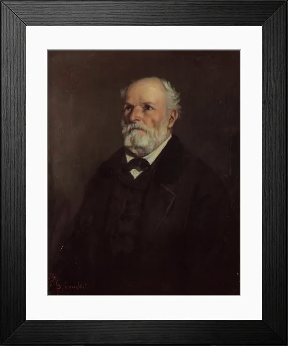 Framed Print : Rgis Courbet, by Gustave Courbet, 1873, 19th Century, oil on canvas, 93 x 82 cm - France, Paris, Petit Palais, Paris Museum of Fine Arts. Whole artwork view