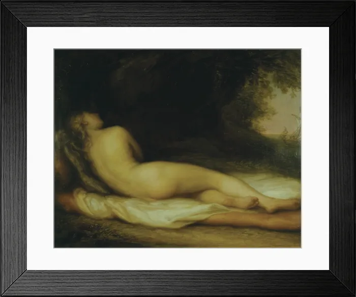 Framed Print : Abandoned Arianna (Arianna abbandonata), by Giovanni Carnovali also known as Piccio, 1843 - 1845, 19th Century, oil on canvas, 48, 5 x 38, 5 cm - Italy, Lombardy, Pavia Framed Print : Abandoned Arianna (Arianna abbandonata), by Giovanni Carnovali also known as Piccio, 1843 - 1845, 19th Century, oil on canvas, 48, 5 x 38, 5 cm - Italy, Lombardy, Pavia