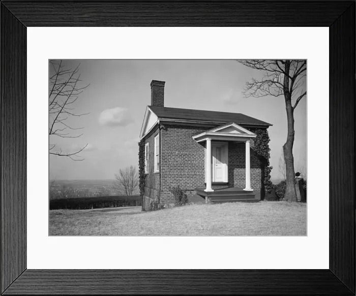 Framed Print : Monticello, the home built by Thomas Jefferson in the 1770s