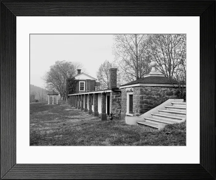 Framed Print : Monticello, the home built by Thomas Jefferson in the 1770s. Ca. 1905 Framed Print : Monticello, the home built by Thomas Jefferson in the 1770s. Ca. 1905