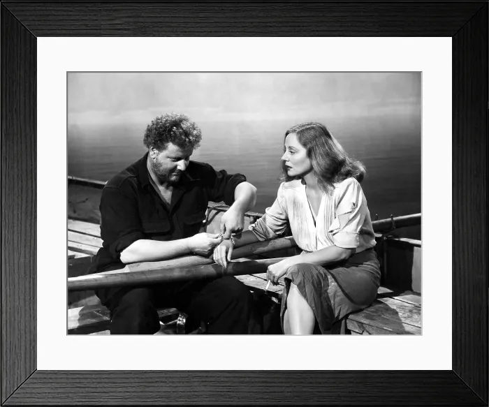 Framed Print : LIFEBOAT, Walter Slezak, Tallulah Bankhead, 1944. TM and Copyright 20th Century Fox Film Corp. All rights reserved. Courtesy: Everett Collection
