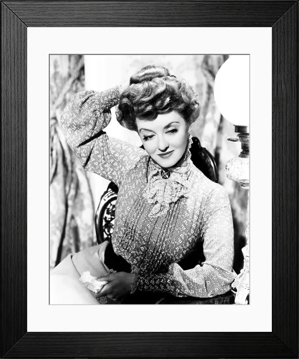 Framed Print : THE LITTLE FOXES, Bette Davis, in a costume by Orry-Kelly, 1941