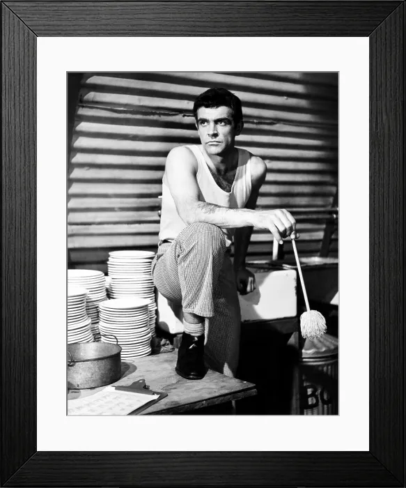 Framed Print : ON THE FIDDLE, (aka OPERATION SNAFU, aka OPERATION WAR HEAD), Sean Connery, 1961