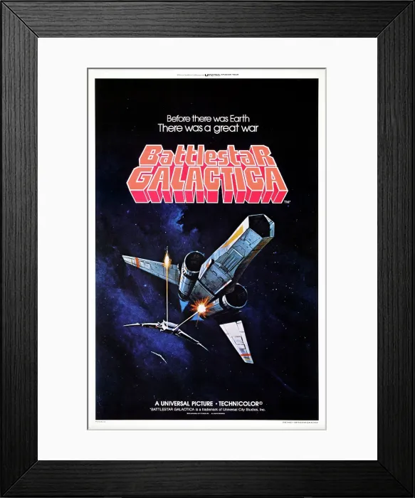 Framed Print : BATTLESTAR GALACTICA, US poster, 1978, Universal / courtesy Everett Collection