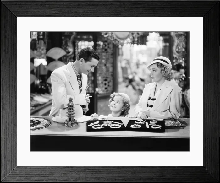 Framed Print : STOWAWAY, from left: Robert Young, Shirley Temple, Alice Faye, 1936, TM & Copyright 20th Century Fox Film Corp. / courtesy Everett Collection Framed Print : STOWAWAY, from left: Robert Young, Shirley Temple, Alice Faye, 1936, TM & Copyright 20th Century Fox Film Corp. / courtesy Everett Collection