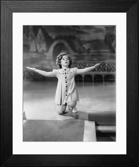 Framed Print : STOWAWAY, Shirley Temple, 1936, 20th Century Fox Film Corporation, TM & Copyright, courtesy / Everett Collection