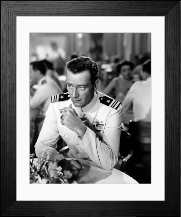 Framed Print : OPERATION PACIFIC, John Wayne, 1951 Framed Print : OPERATION PACIFIC, John Wayne, 1951