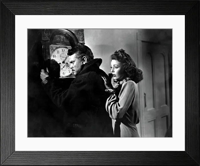 Framed Print : THE STRANGER, Orson Welles, Loretta Young, 1946 Framed Print : THE STRANGER, Orson Welles, Loretta Young, 1946