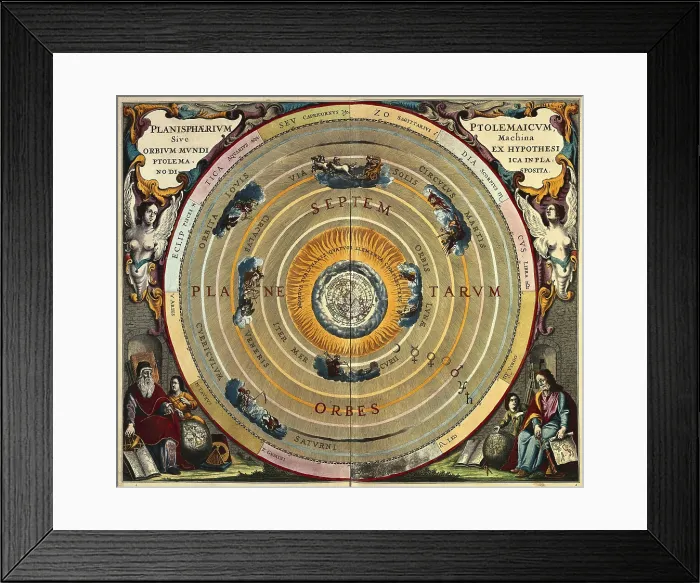 Framed Print : CELLARIUS, Andreas (1596-1665). Atlas Coelestis seu Harmonia Macrocosmica. 1661. Andreas Cellarius 'Macrocosmic Harmony' (Amsterdam, 1661) Framed Print : CELLARIUS, Andreas (1596-1665). Atlas Coelestis seu Harmonia Macrocosmica. 1661. Andreas Cellarius 'Macrocosmic Harmony' (Amsterdam, 1661)