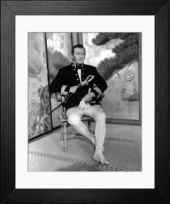 Framed Print : THE BARBARIAN AND THE GEISHA, John Wayne, 1958, TM & Copyright (c) 20th Century Fox Film Corp. All rights reserved
