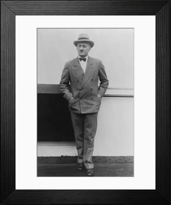 Framed Print : Charlie Pyle was a sports promoter in the 1920s Framed Print : Charlie Pyle was a sports promoter in the 1920s