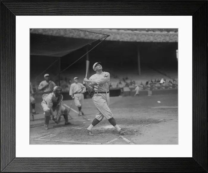 Framed Print : Royce Ross Youngs played ten seasons in Major League Baseball for the New York Giants. His career ended when he died of Bright's disease at the age of 30 in 1927 Framed Print : Royce Ross Youngs played ten seasons in Major League Baseball for the New York Giants. His career ended when he died of Bright's disease at the age of 30 in 1927