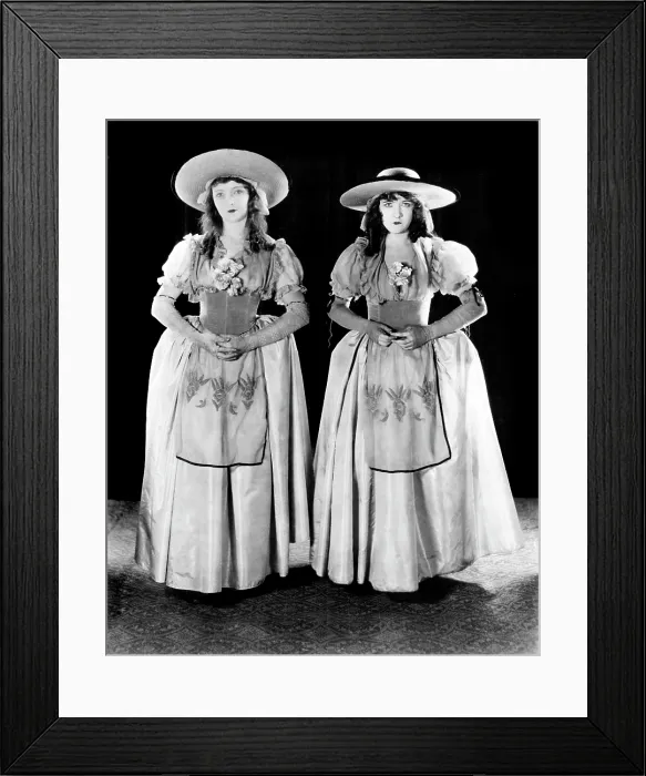 Framed Print : ORPHANS OF THE STORM, Lillian Gish, Dorothy Gish, 1921