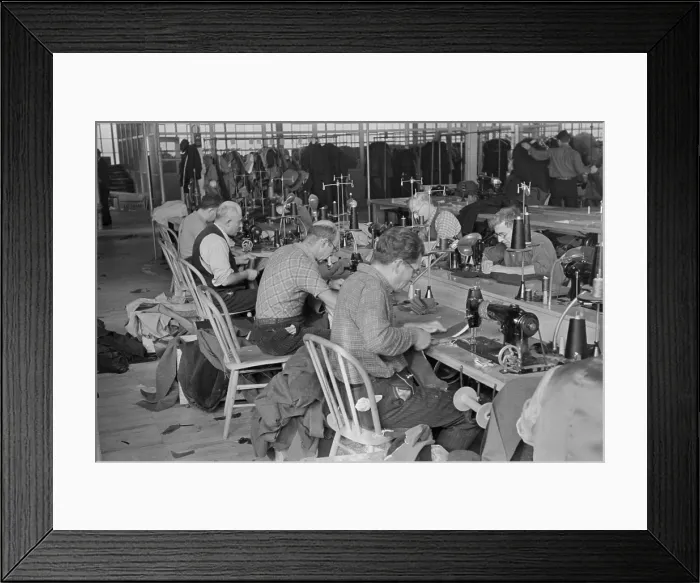 Framed Print : New Deal Utopian Community