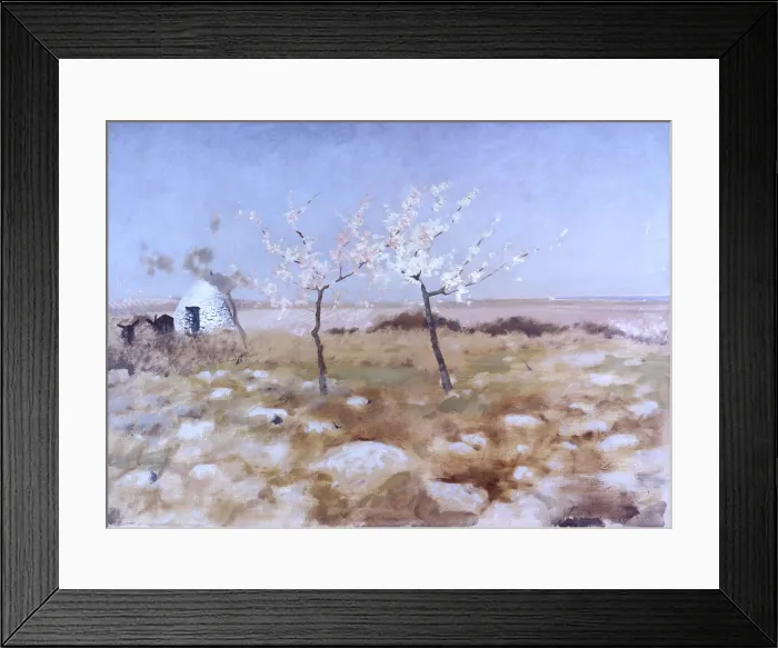 Framed Print : Spring (Primavera), by Giuseppe De Nittis, 19th Century - Italy, Puglia, Barletta, Giuseppe De Nittis Collection. Whole artwork view Framed Print : Spring (Primavera), by Giuseppe De Nittis, 19th Century - Italy, Puglia, Barletta, Giuseppe De Nittis Collection. Whole artwork view