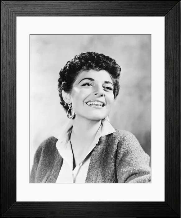 Framed Print : A LIFE IN THE BALANCE, Anne Bancroft, 1955 Framed Print : A LIFE IN THE BALANCE, Anne Bancroft, 1955
