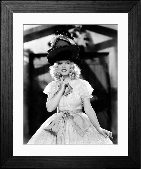 Framed Print : OPERATOR 13, Marion Davies, 1934 (she is singing The Colonel, Major and the Captain, about a girl who wears many hats)
