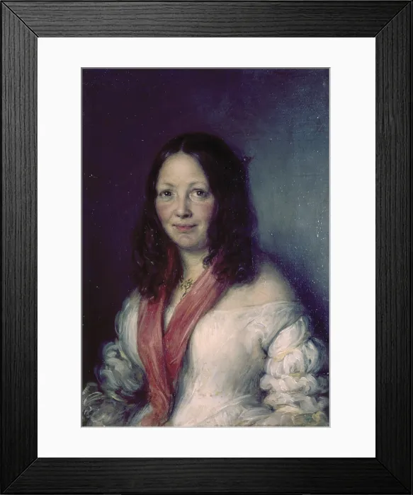 Framed Print : Portrait of Lady Tasca (Ritratto della signora nobile Tasca), by Giovanni Carnovali also known as Piccio, 1860 - 1864, 19th Century, oil on canvas Framed Print : Portrait of Lady Tasca (Ritratto della signora nobile Tasca), by Giovanni Carnovali also known as Piccio, 1860 - 1864, 19th Century, oil on canvas