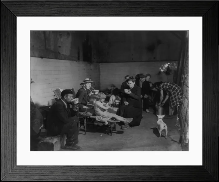 Framed Print : Civilians of Tours, sheltered in the old fort, while American and German armies battle outside. Sept. 1944, during the Allied invasion of southern France, World War 2 Framed Print : Civilians of Tours, sheltered in the old fort, while American and German armies battle outside. Sept. 1944, during the Allied invasion of southern France, World War 2