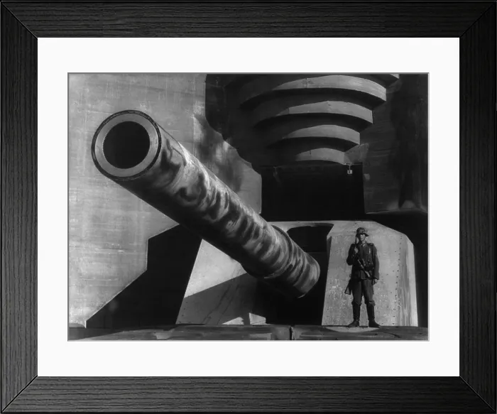 Framed Print : German soldier guards a large gun on the Atlantic Wall. 1943 during World War 2. (BSLOC_2014_2_3) Framed Print : German soldier guards a large gun on the Atlantic Wall. 1943 during World War 2. (BSLOC_2014_2_3)