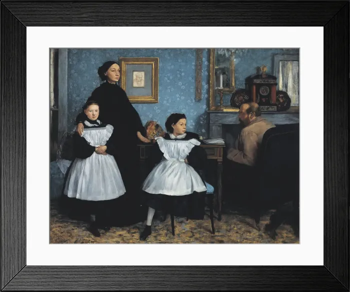 Framed Print : DEGAS, Edgar (1834-1917). The Bellelli Family (La famille Bellelli). 1858 - 1867 Framed Print : DEGAS, Edgar (1834-1917). The Bellelli Family (La famille Bellelli). 1858 - 1867