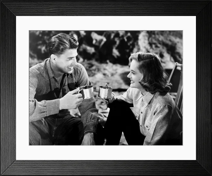 Framed Print : STALLION ROAD, from left, Ronald Reagan, Alexis Smith, 1947