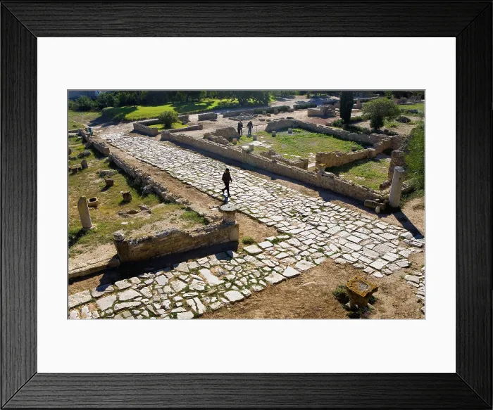 Framed Print : TUNISIA. Carthage. Roman Villa of the Aviary. Roman causeway. Roman art. Early Empire. - Lucas Vallecillos / Iberfoto / Everett Collection (363813)**US SALES ONLY** Framed Print : TUNISIA. Carthage. Roman Villa of the Aviary. Roman causeway. Roman art. Early Empire. - Lucas Vallecillos / Iberfoto / Everett Collection (363813)**US SALES ONLY**