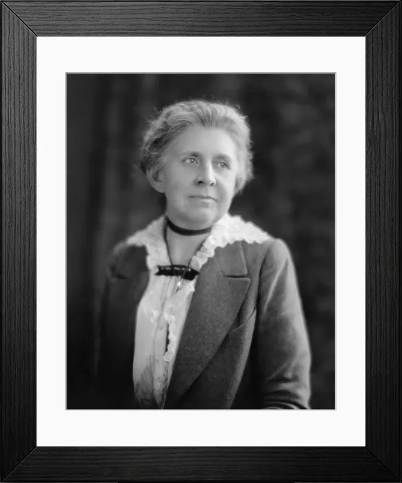 Framed Print : Ida Tarbell ca. 1910-1920, after her muckraking years at McClure's magazine Framed Print : Ida Tarbell ca. 1910-1920, after her muckraking years at McClure's magazine