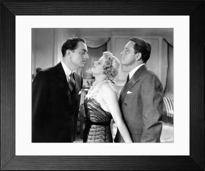 Framed Print : LIBELED LADY, William Powell, Jean Harlow, Spencer Tracy, 1936