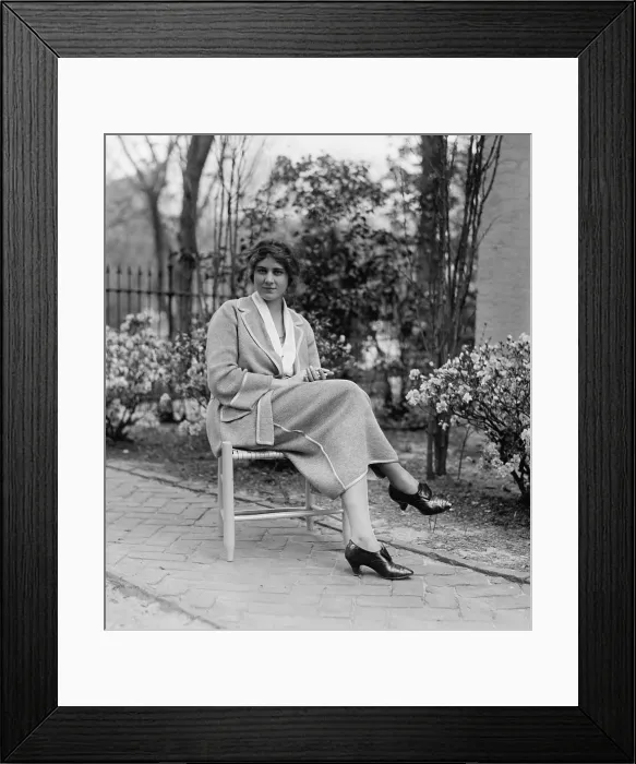 Framed Print : Clare Boothe at age 20, four months before she married George Tuttle Brokaw. The marriage lasted five years and the couple had a daughter, Ann Clare Brokaw. (BSLOC_2015_17_179)