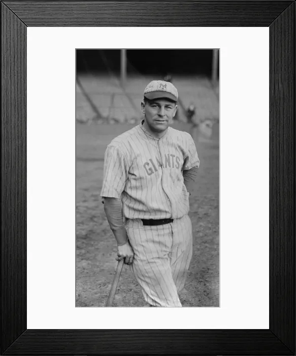 Framed Print : Royce Ross Youngs played ten seasons in Major Leagues from 1917-26