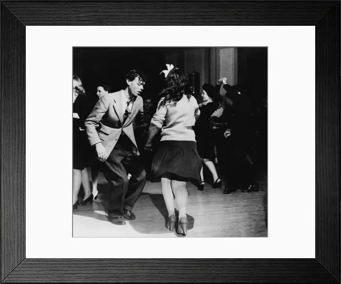 Framed Print : Jitterbugs at an Elk's Club dance, in Washington, D.C. April 1943 Framed Print : Jitterbugs at an Elk's Club dance, in Washington, D.C. April 1943