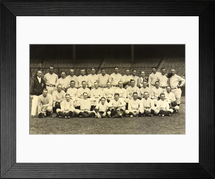 Framed Print : New York Yankees baseball team, Oct. 19, 1926. They won the American League pennant but lost the World Series to the St. Louis Cardinals. (BSLOC_2015_17_18) Framed Print : New York Yankees baseball team, Oct. 19, 1926. They won the American League pennant but lost the World Series to the St. Louis Cardinals. (BSLOC_2015_17_18)