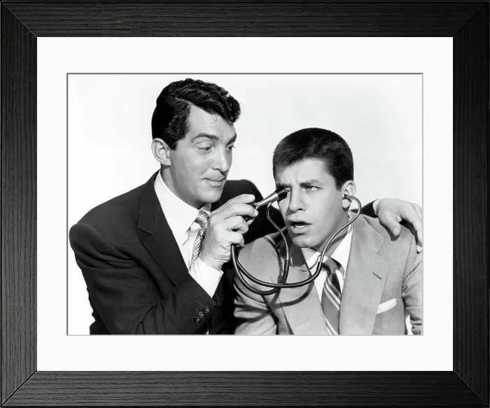 Framed Print : LIVING IT UP, Dean Martin, Jerry Lewis, 1954, stethoscope Framed Print : LIVING IT UP, Dean Martin, Jerry Lewis, 1954, stethoscope