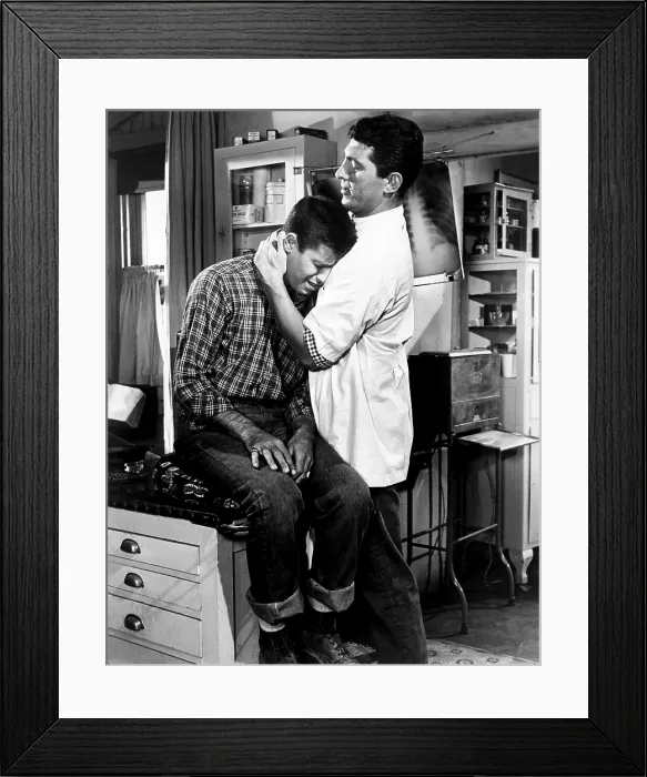 Framed Print : LIVING IT UP, from left, Jerry Lewis, Dean Martin, 1954 Framed Print : LIVING IT UP, from left, Jerry Lewis, Dean Martin, 1954