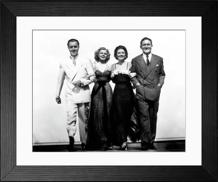 Framed Print : LIBELED LADY, William Powell, Jean Harlow, Myrna Loy, Spencer Tracy, 1936