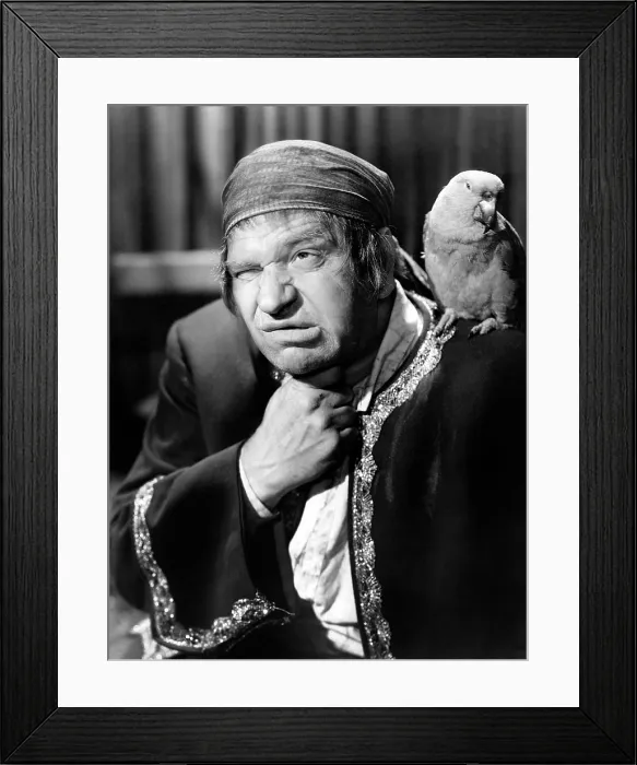 Framed Print : TREASURE ISLAND, Wallace Beery, 1934 Framed Print : TREASURE ISLAND, Wallace Beery, 1934