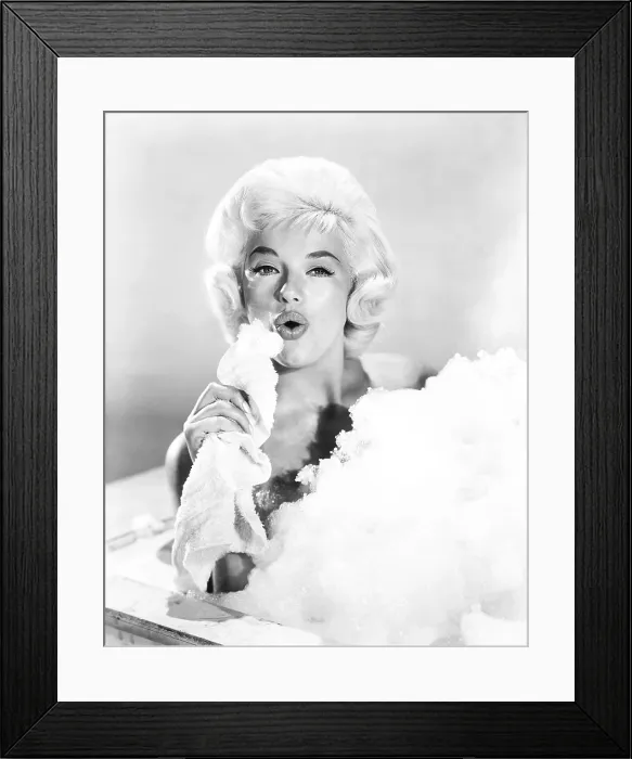 Framed Print : ON THE DOUBLE, Diana Dors, 1961