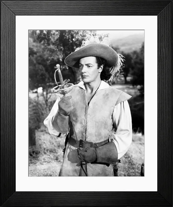 Framed Print : AT SWORD'S POINT, Cornel Wilde, 1952 Framed Print : AT SWORD'S POINT, Cornel Wilde, 1952